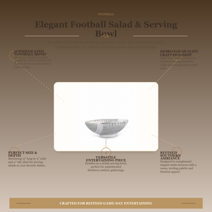 Football Salad / Server Bowl 11