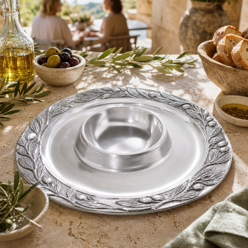 Olive Chip and Dip Set 6