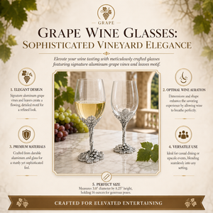 Grape Wine Glasses 12