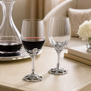 Fleur-De-Lis Wine Glasses 2