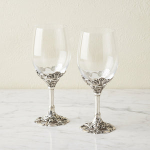 Fleur-De-Lis Wine Glasses 11