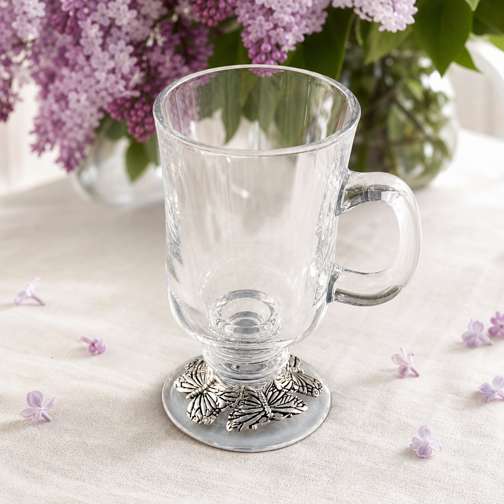 Butterfly Glass Mugs 4