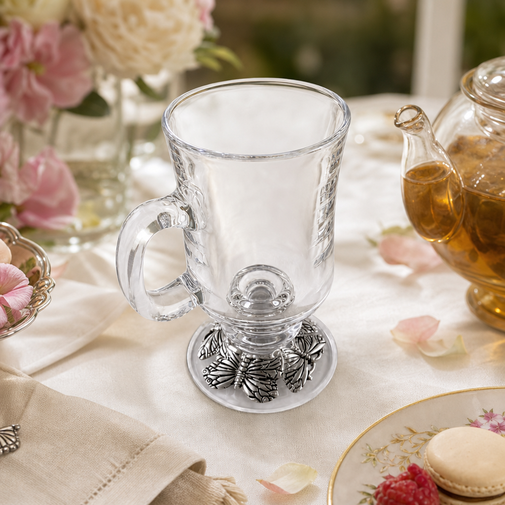 Butterfly Glass Mugs 9