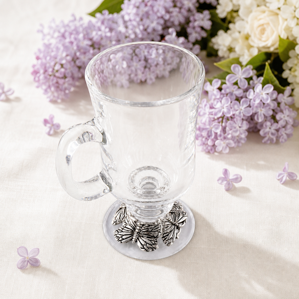 Butterfly Glass Mugs 5