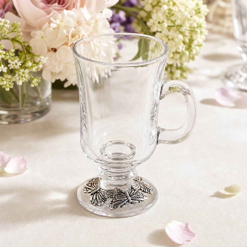 Butterfly Glass Mugs 13