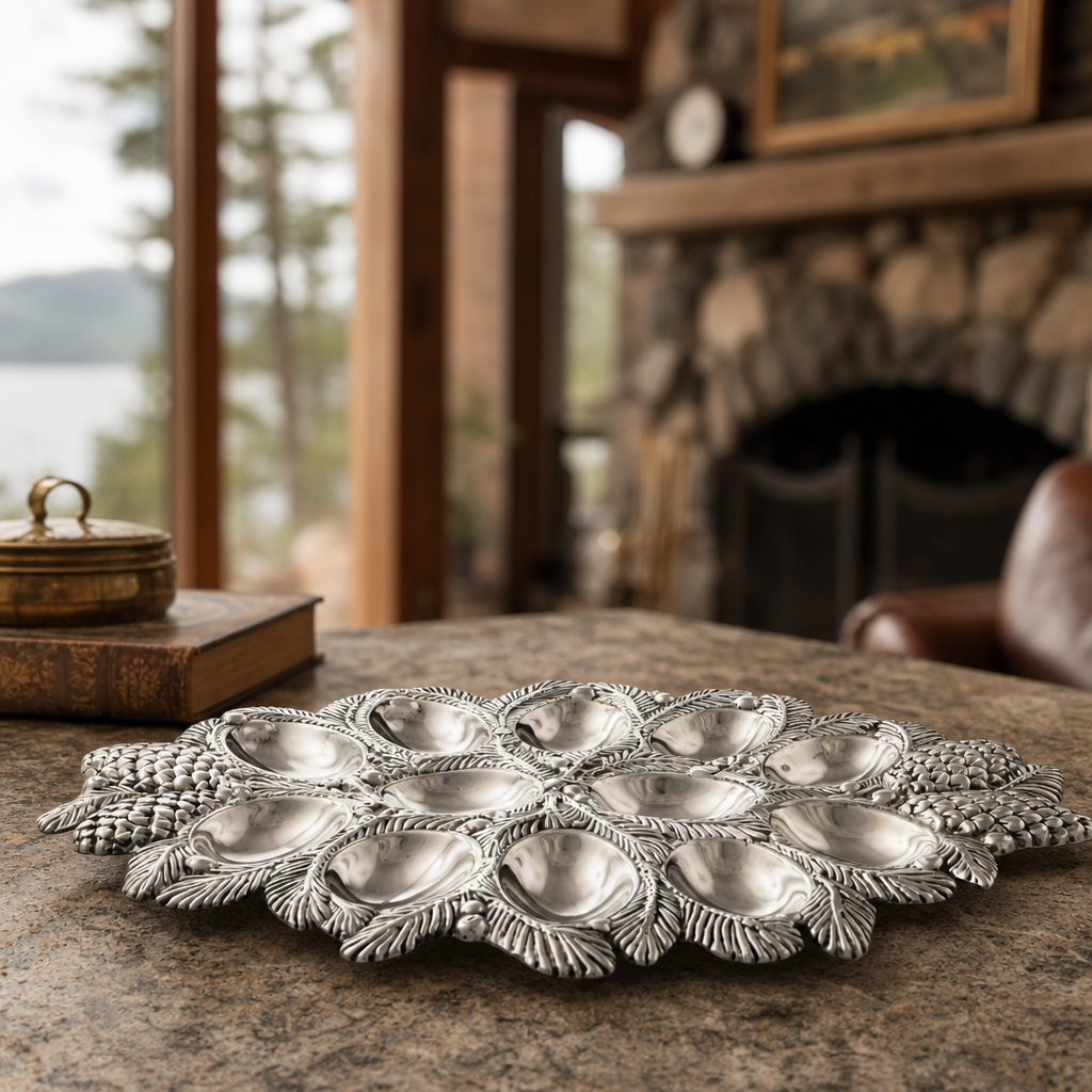 Pine Cone Forest Deviled Egg Server 1