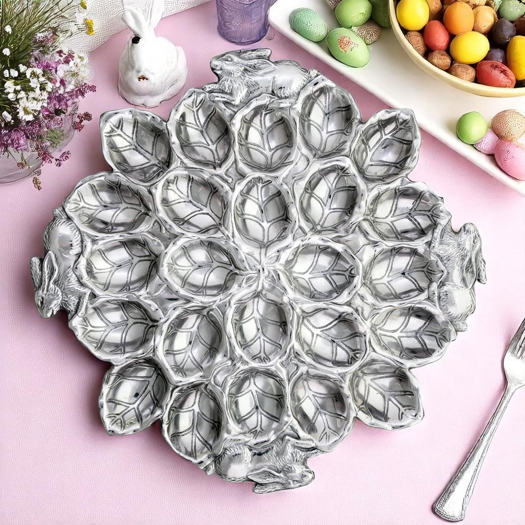 Bunny Deviled Egg Holder Large