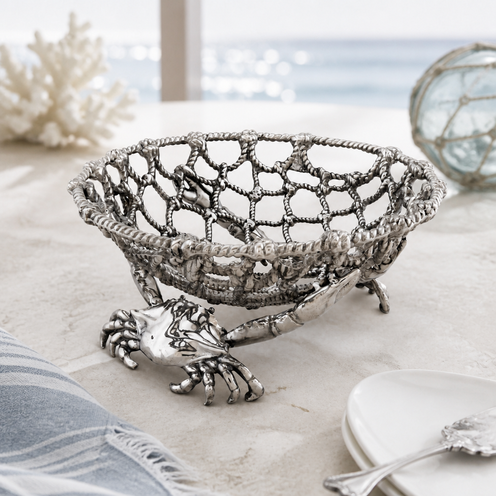 Crab and Net Fruit Basket 1