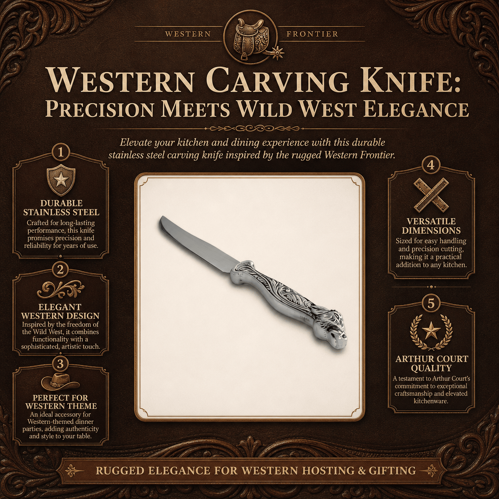 Western Carving Knife: Precision Meets Wild West Elegance