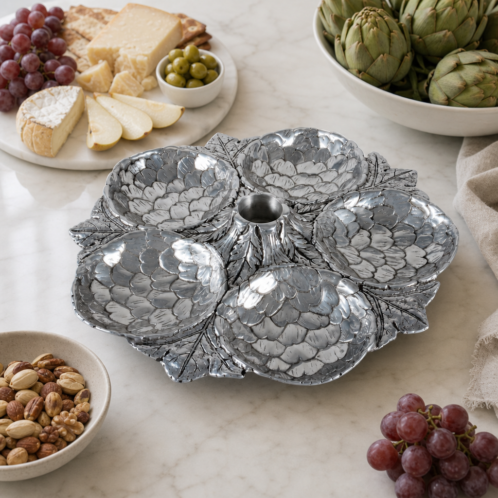 Artichoke 5 Section Snack Tray 5