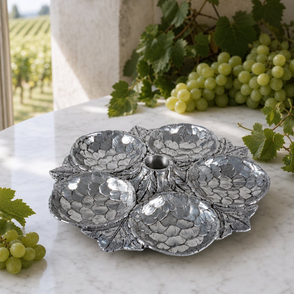 Artichoke 5 Section Snack Tray 3