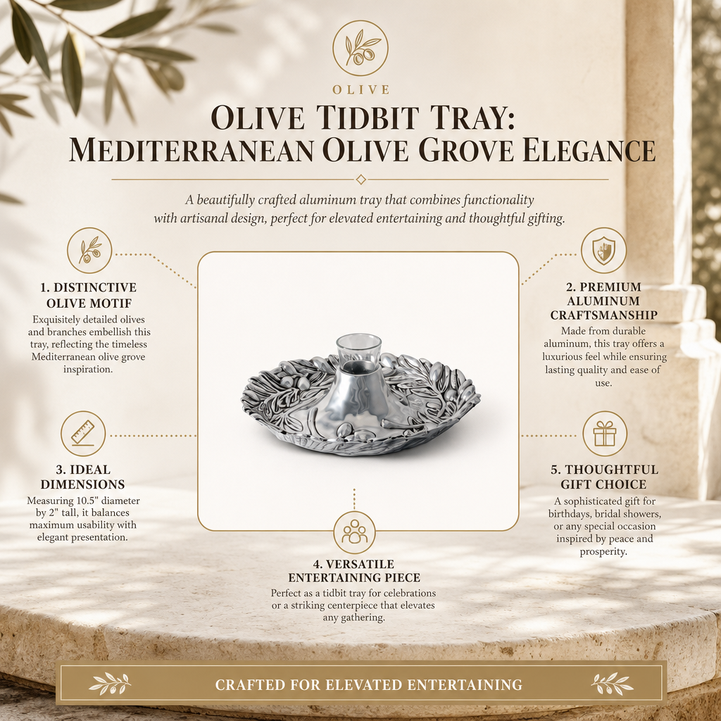 Olive Tidbit tray 16
