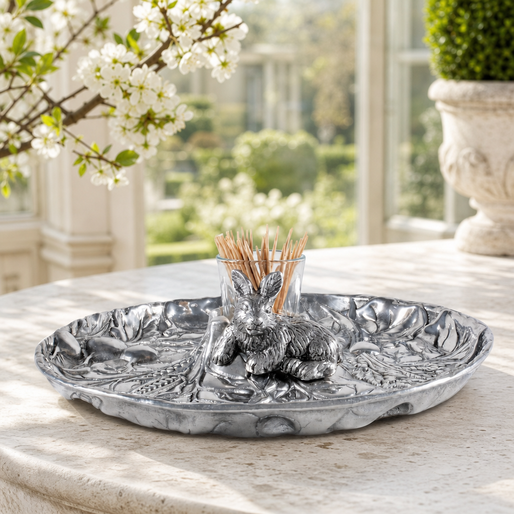 Rabbit Garden Tidbit Tray 2