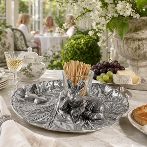 Rabbit Garden Tidbit Tray 8