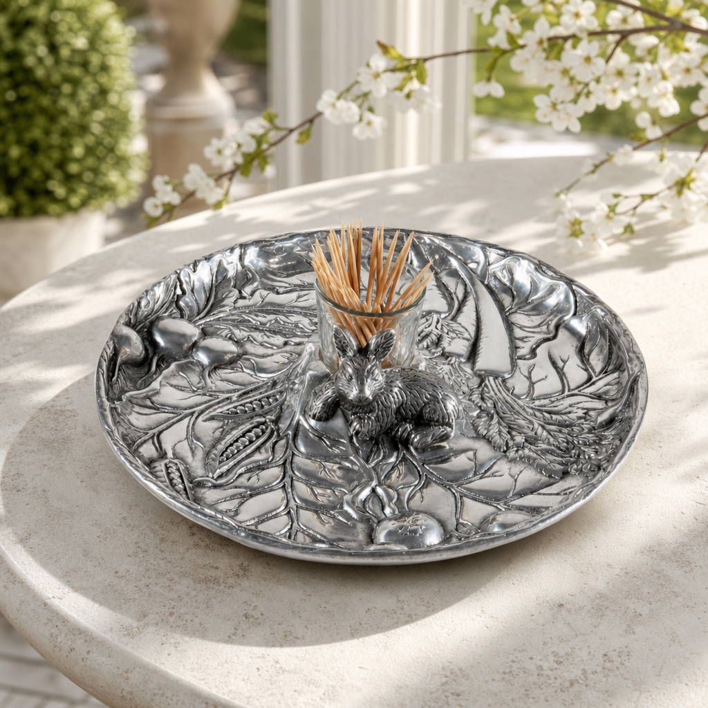Rabbit Garden Tidbit Tray 5