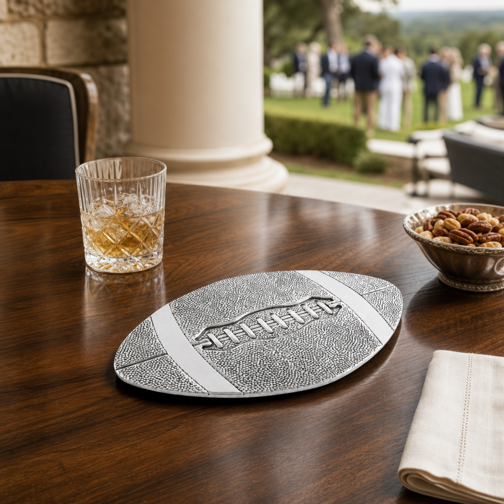 Football Metal Trivet 9