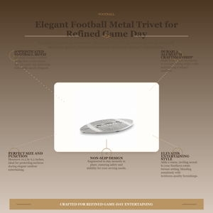 Football Metal Trivet 11