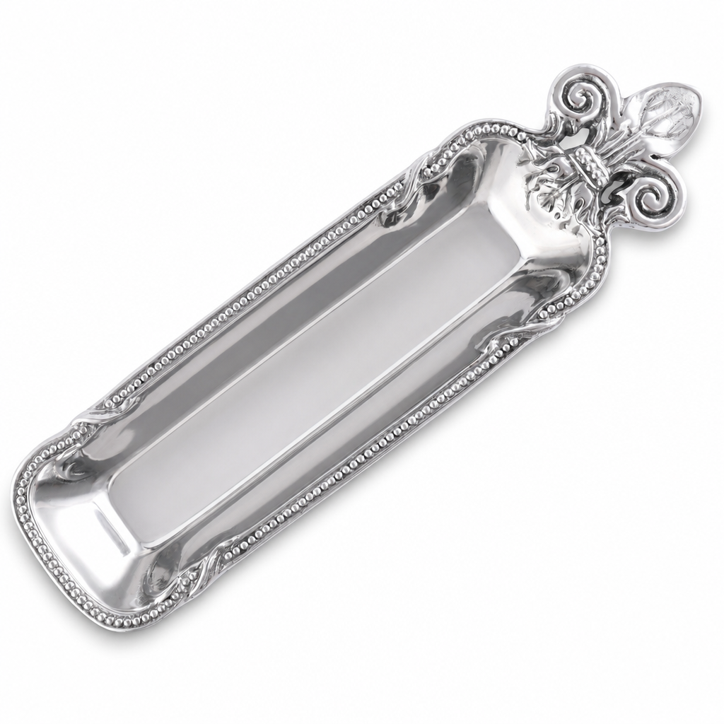 Fleur De Lis Cracker Serving Tray 8