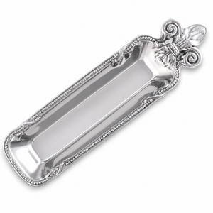 Fleur De Lis Cracker Serving Tray 8