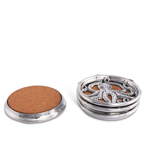 Octopus Drink Coaster Set of 4 12