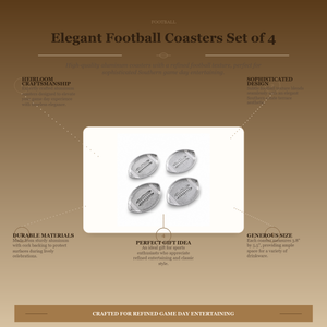 Football Coasters - Set of 4 11