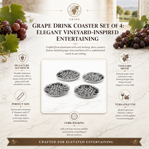 Grape Drink Coaster Set of 4 11