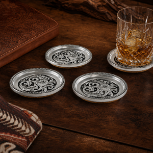 Concho Western Drink Coaster Set of 4 2