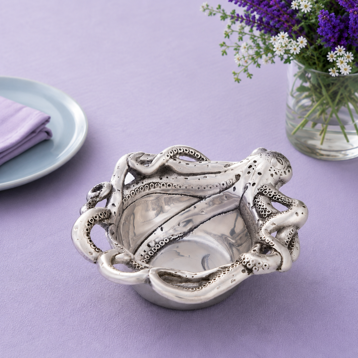 Arthur Court Sea and Shore Octopus Wine Coaster