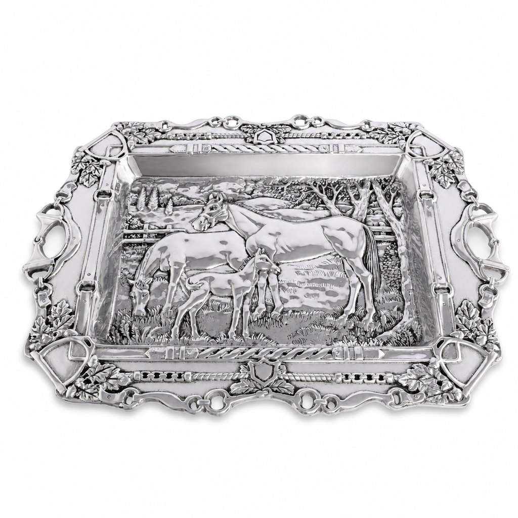 Grazing Horses Parlor Tray 1