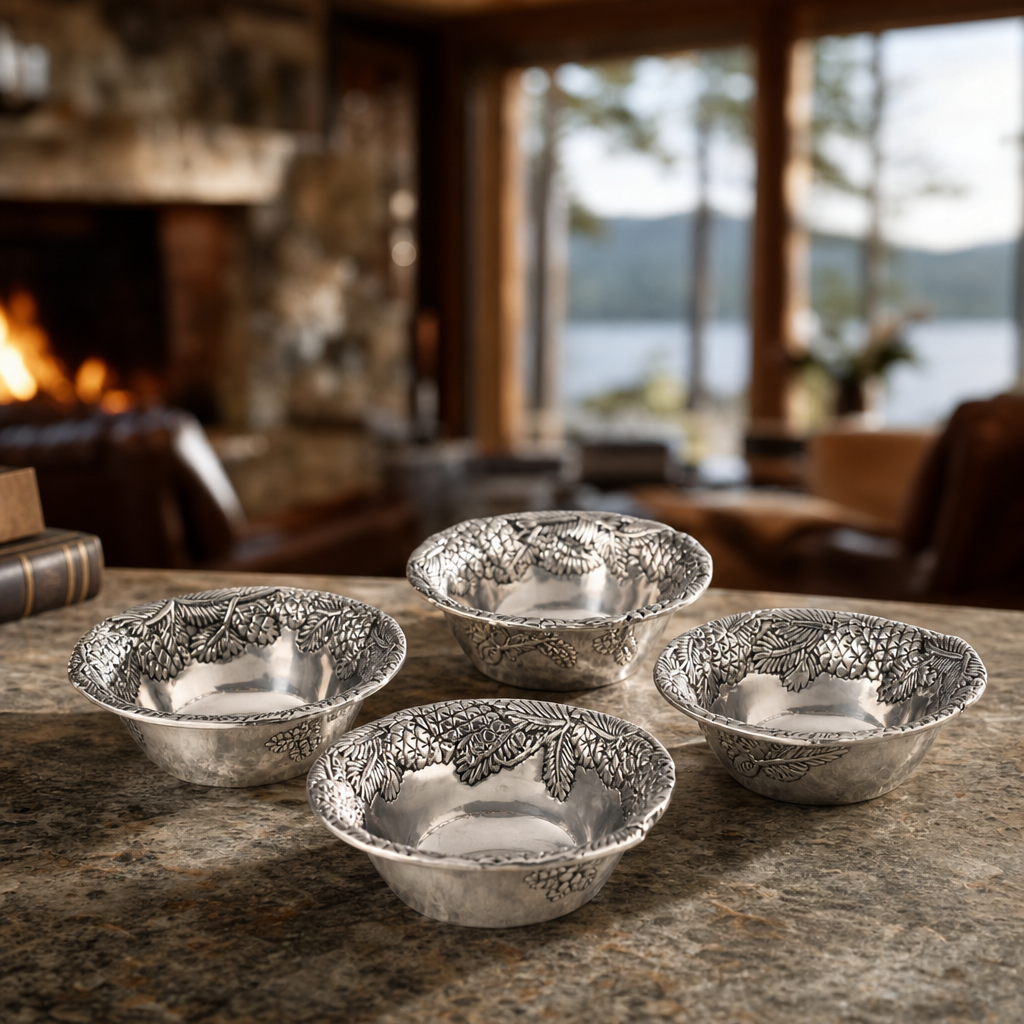 Pine Cone Forest Dip Bowl Set of 4 1