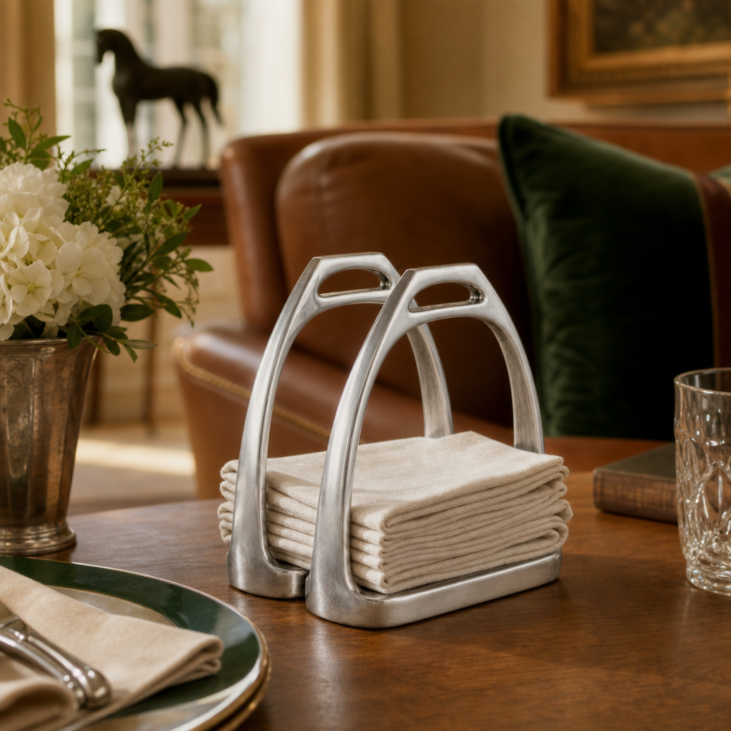 Equestrian Stirrup Napkin Holder 4
