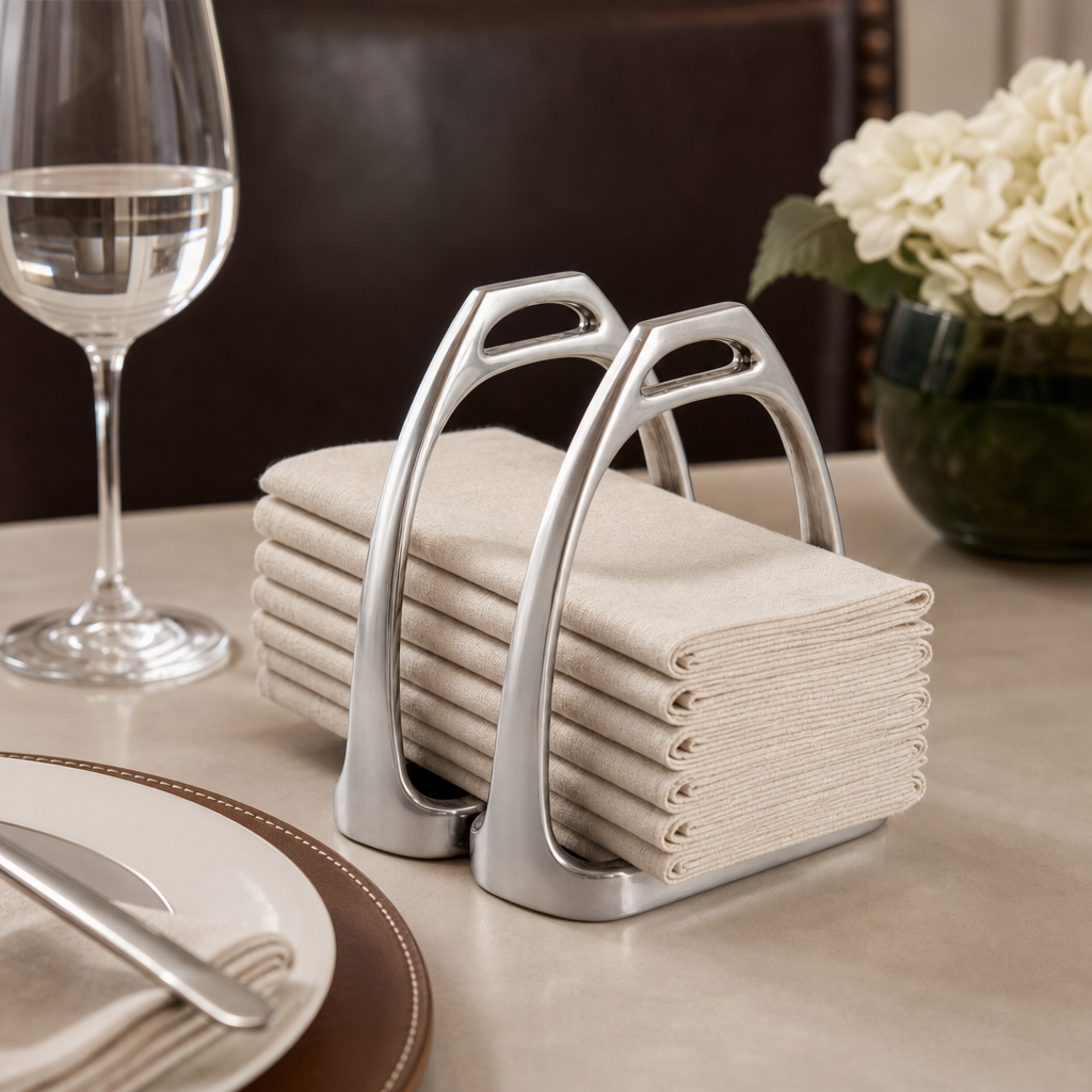 Equestrian Stirrup Napkin Holder 2