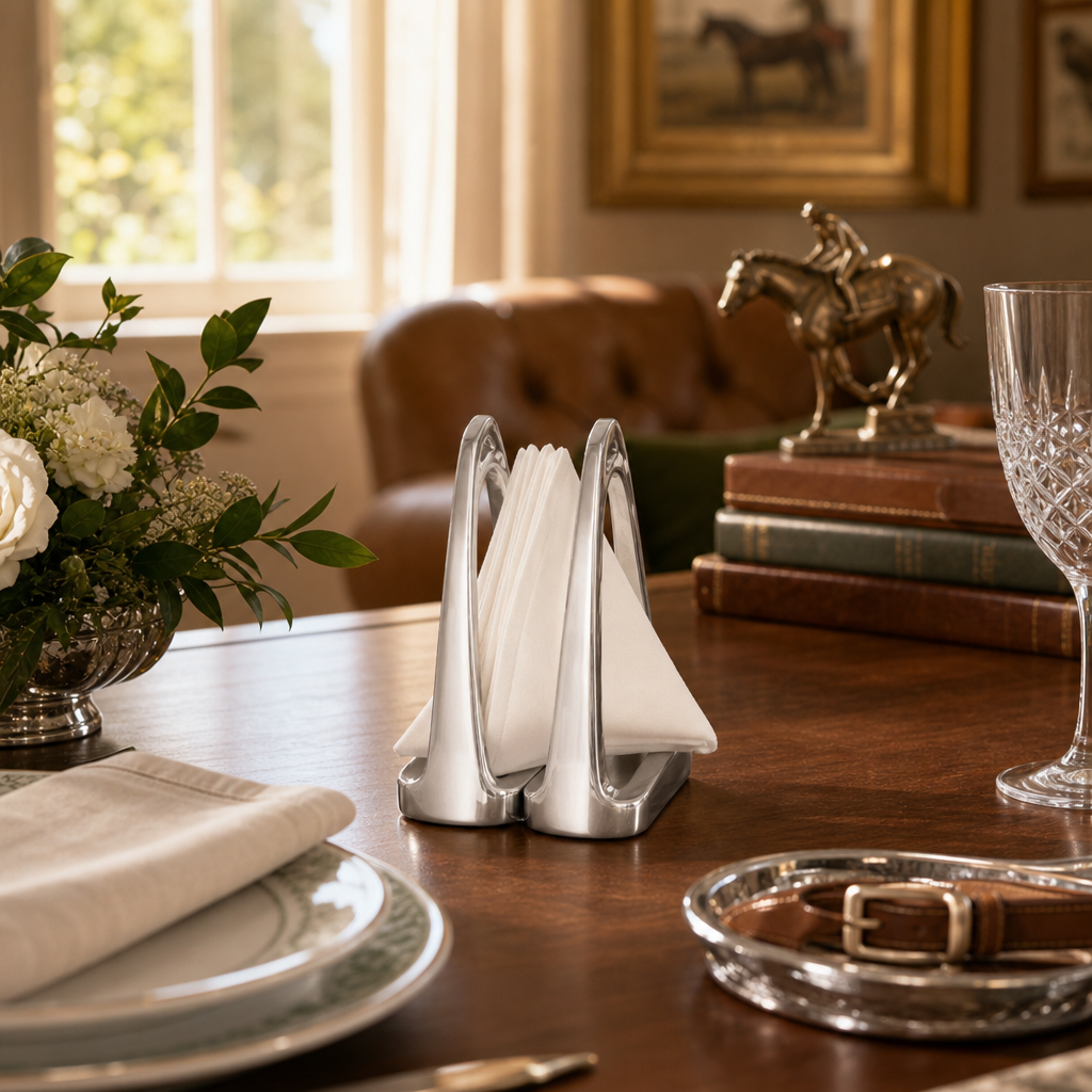 Equestrian Stirrup Napkin Holder 6