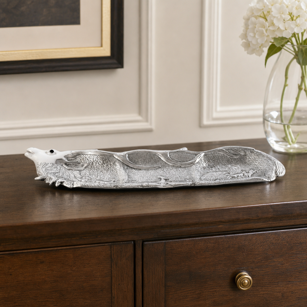 Elk Herd Oblong Tray 10
