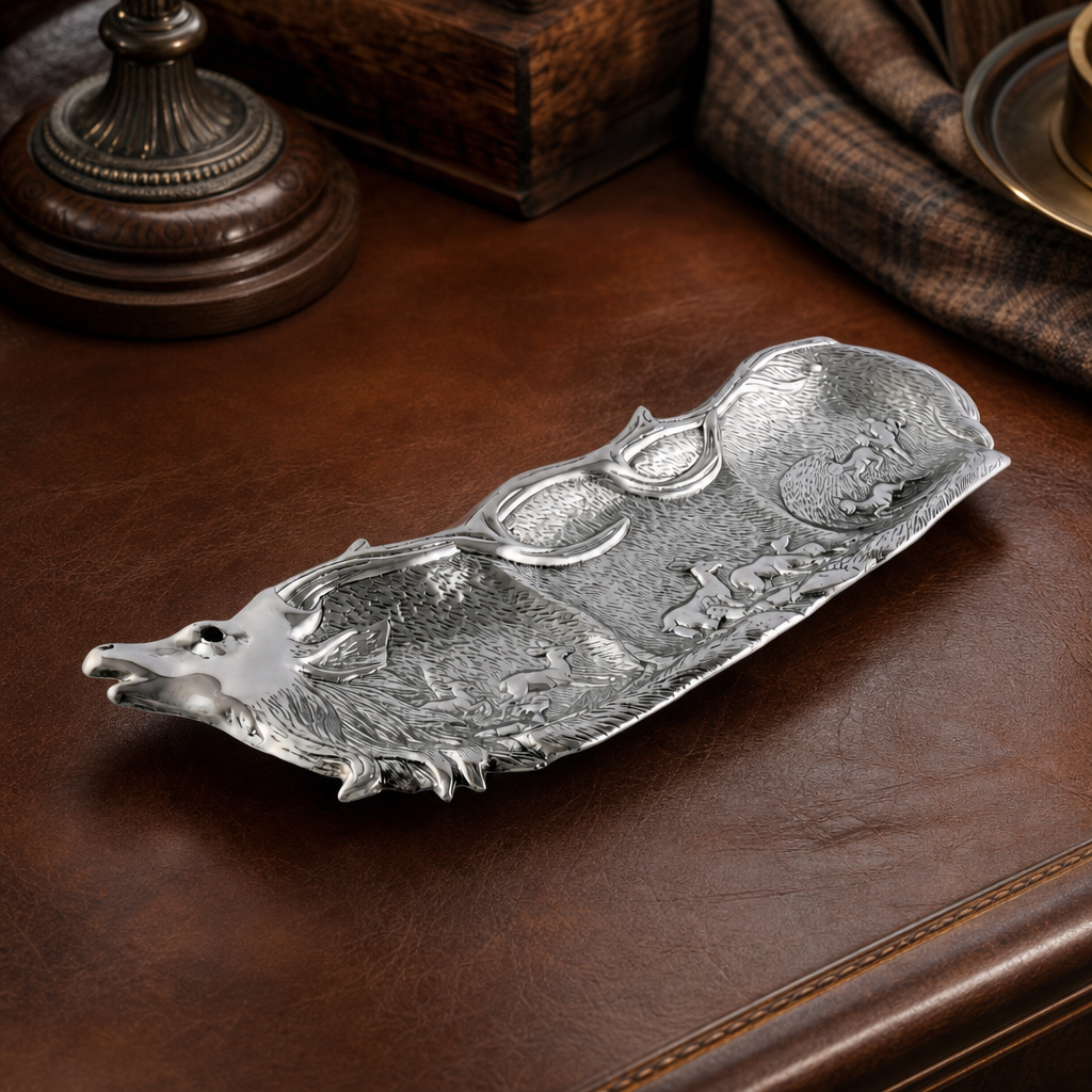 Elk Herd Oblong Tray 4