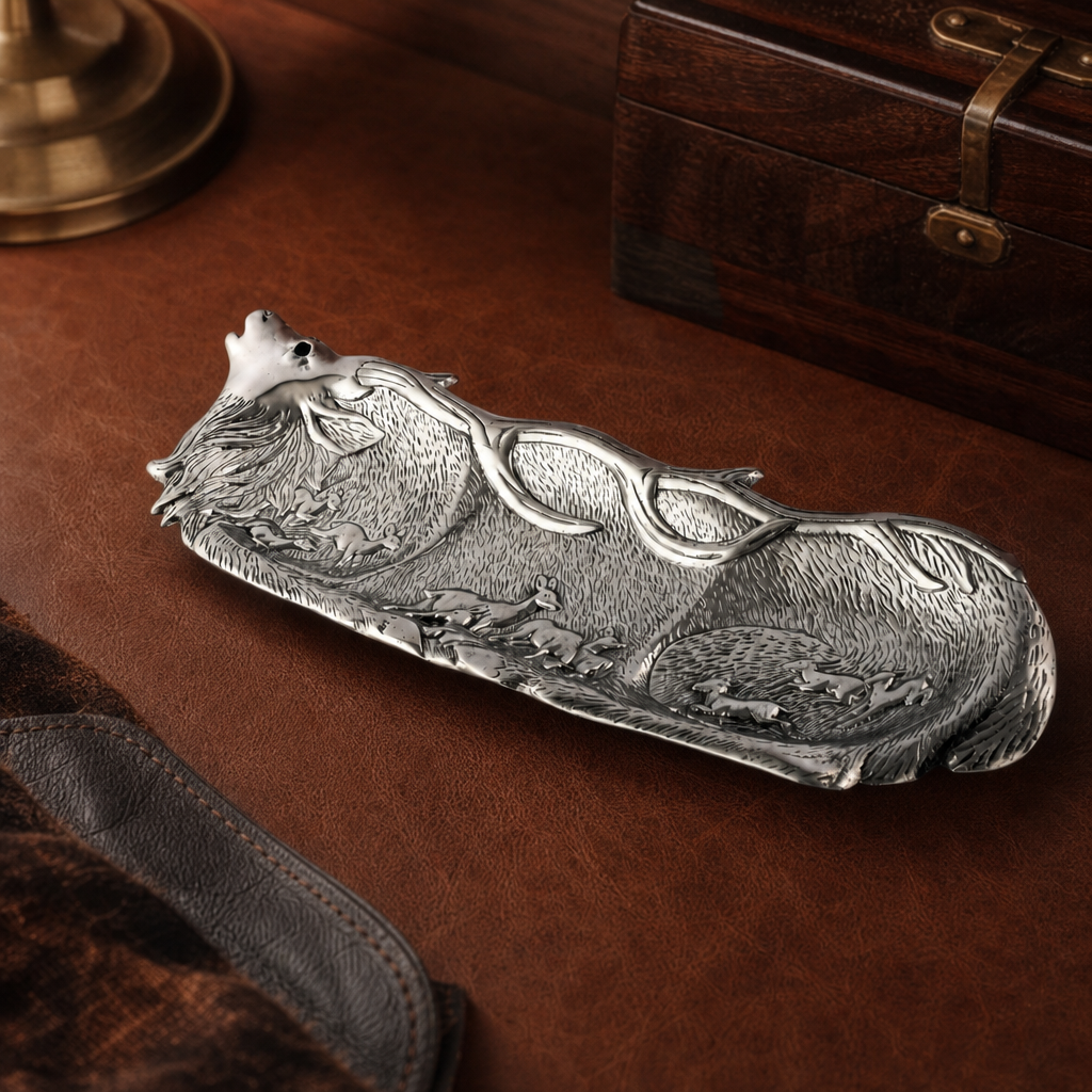 Elk Herd Oblong Tray 5
