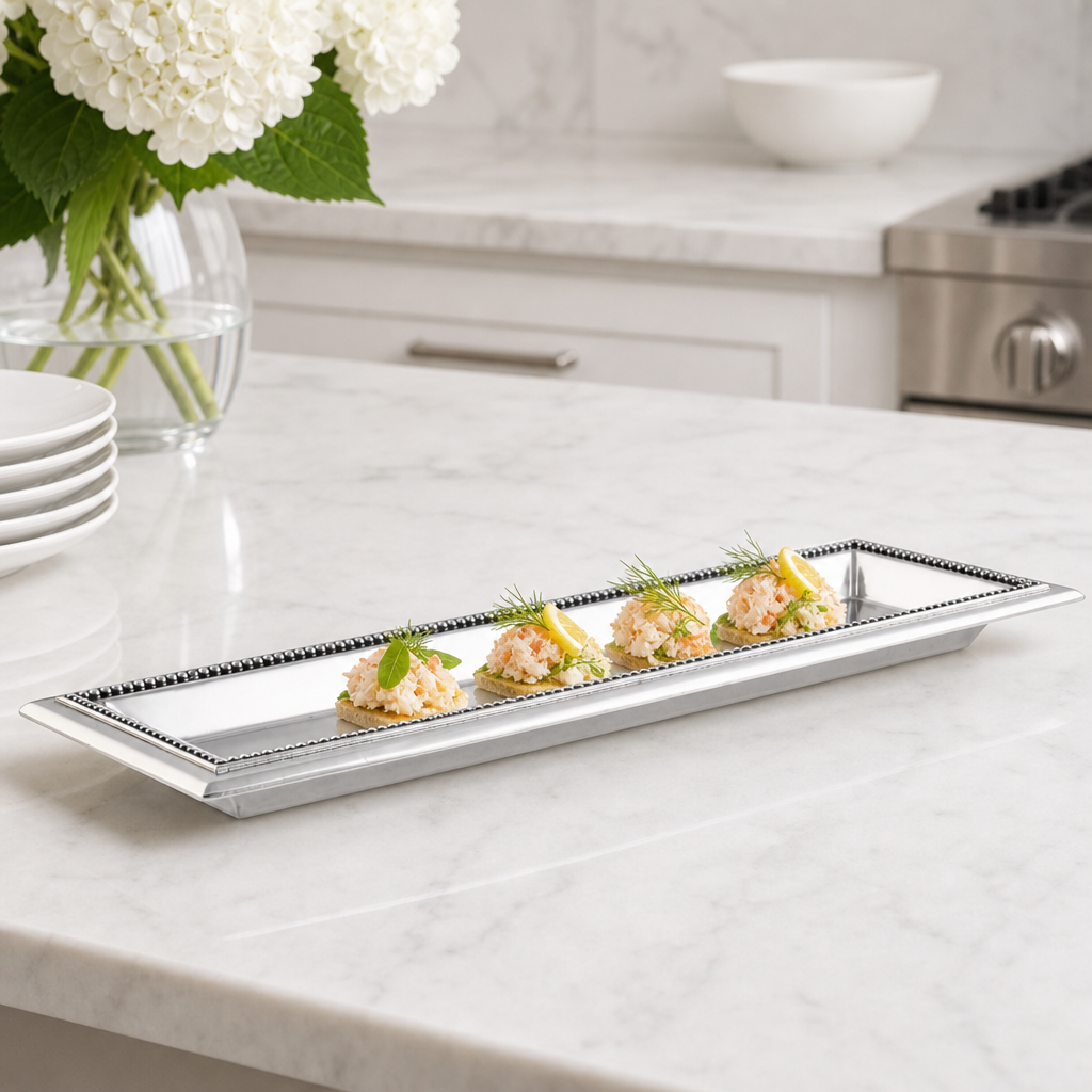 Beaded Oblong Tray 3