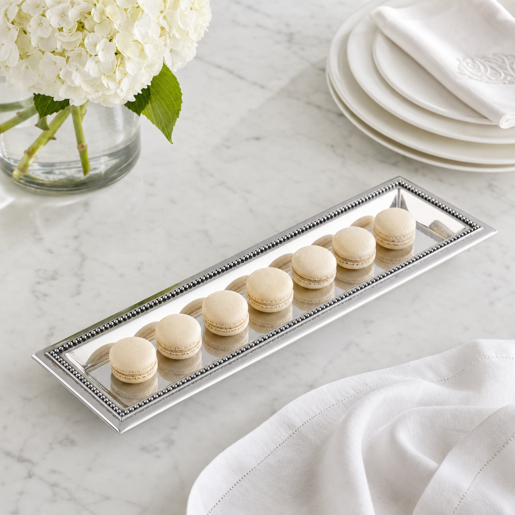Beaded Oblong Tray 7