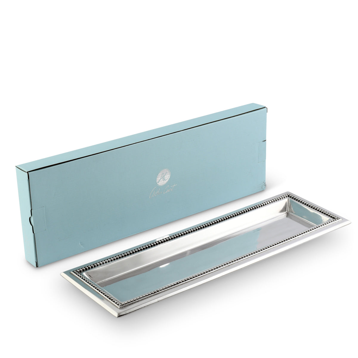 Beaded Oblong Tray 8
