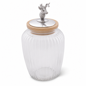 Deer / Elk Knob Glass Canisters