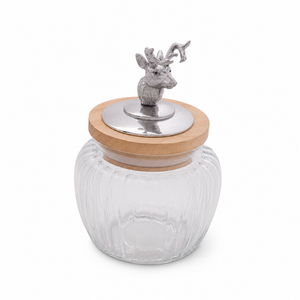 Deer / Elk Knob Glass Canisters