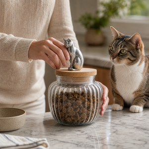 Cat Treat Jar 4
