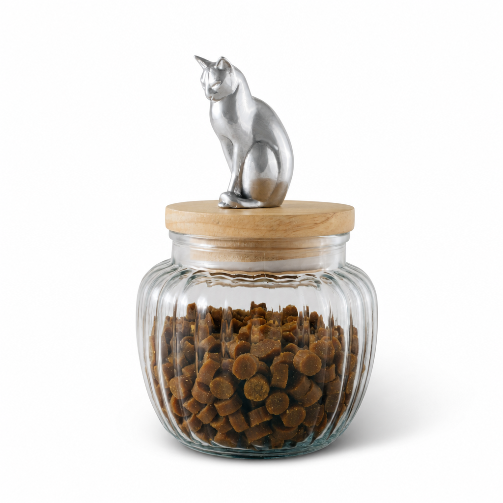 Cat Treat Jar 1