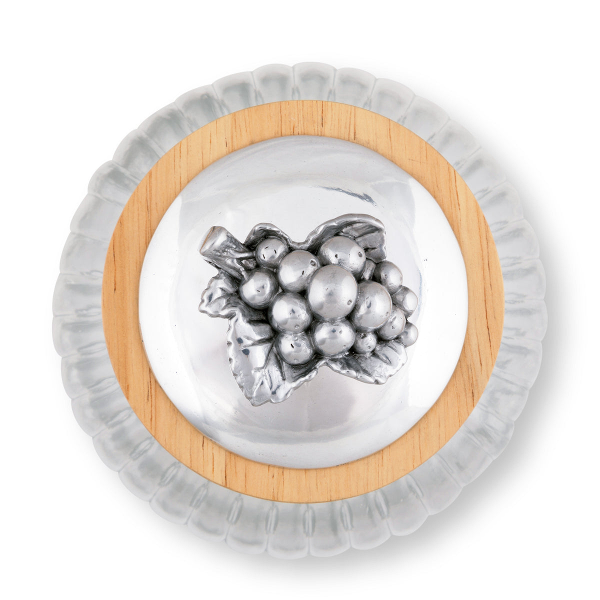 Grape Knob Glass Canisters