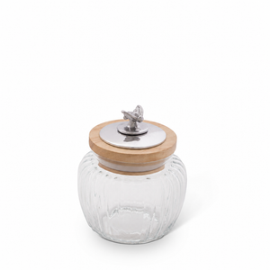 Honey Bee Knob Glass Canisters