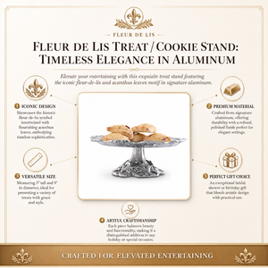 Fleur de Lis Treat / Cookie Stand 11