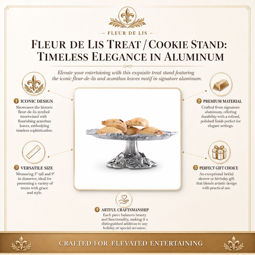 Fleur de Lis Treat / Cookie Stand 11
