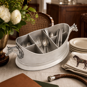Horse Head Silverware Caddy 6