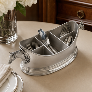 Horse Head Silverware Caddy 3