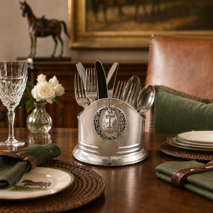 Horse Head Silverware Caddy 7